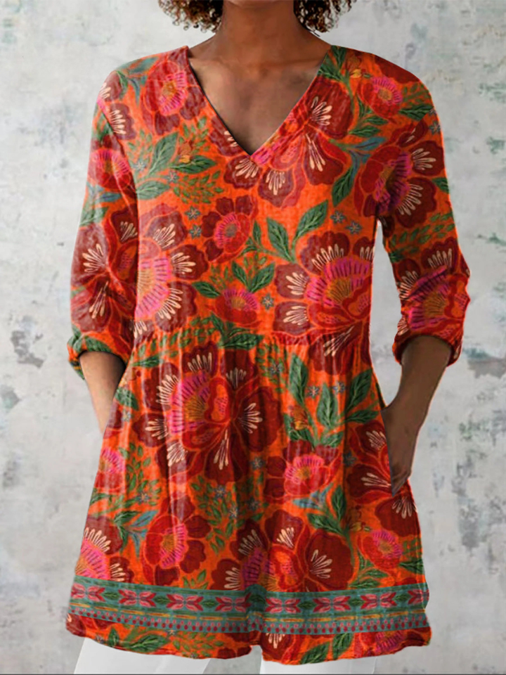 Felicità | Blusa larga a V