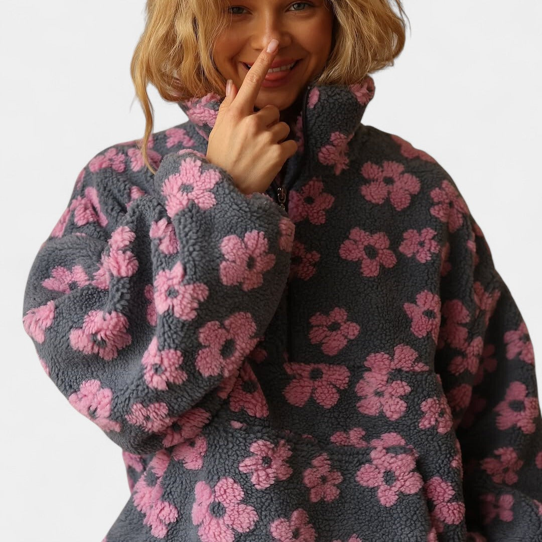 Zala – Camiseta boho cómoda con estampado floral
