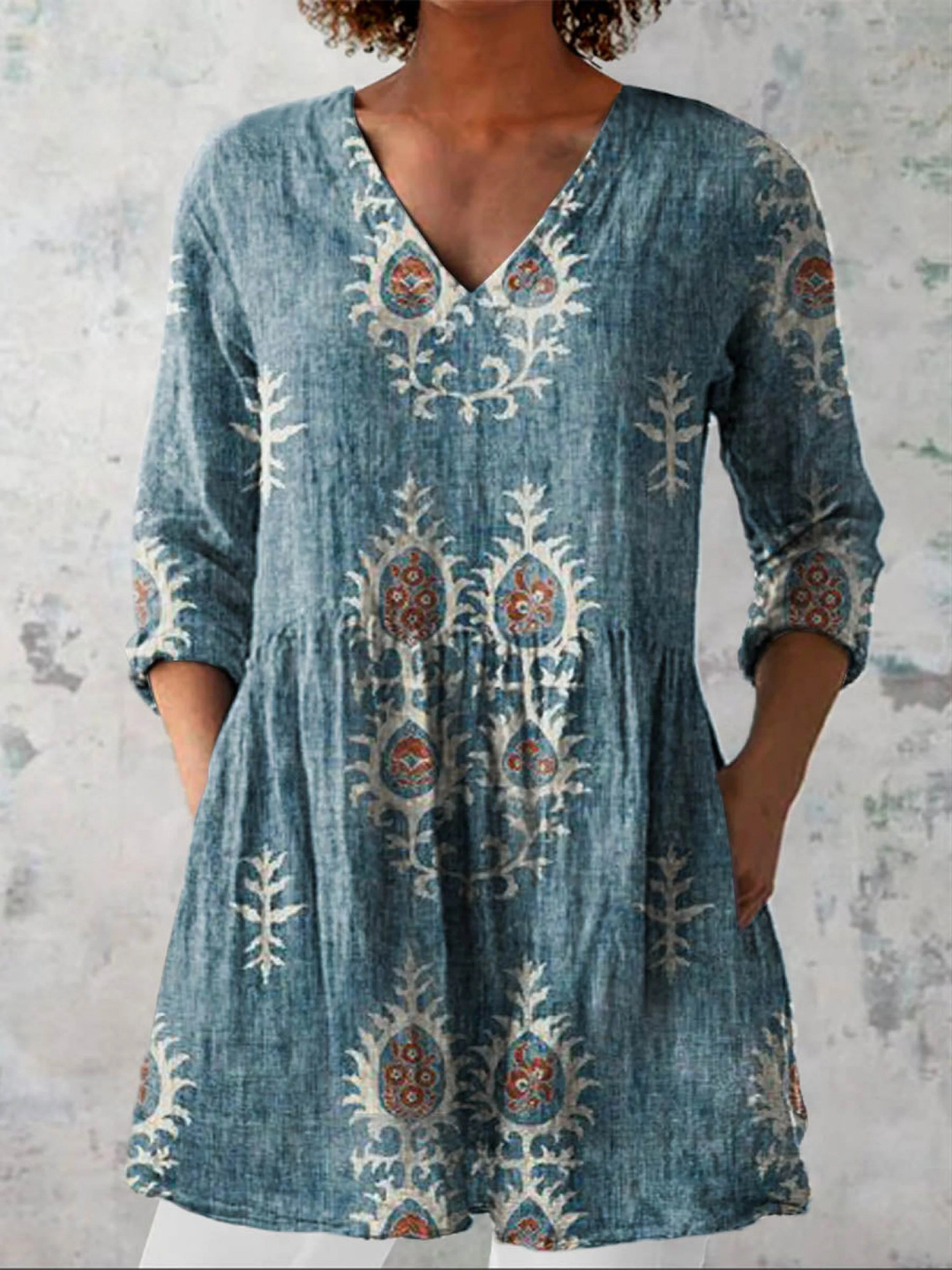 Maeve | Blusa larga con escote en V