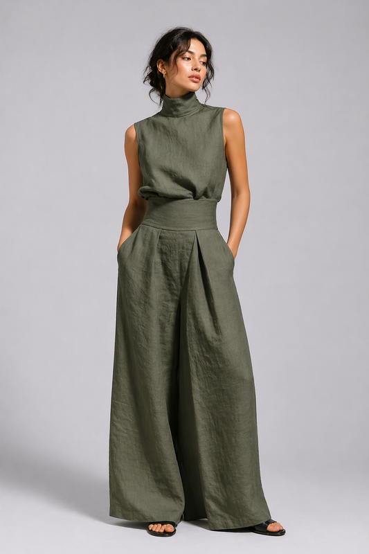 Lunaria | Conjunto de Lino Elegante
