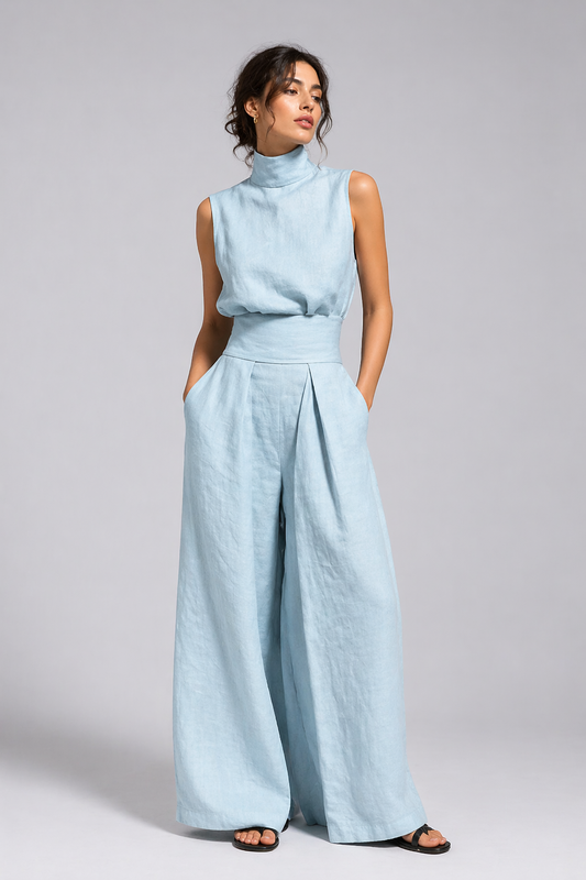 Lunaria | Conjunto de Lino Elegante
