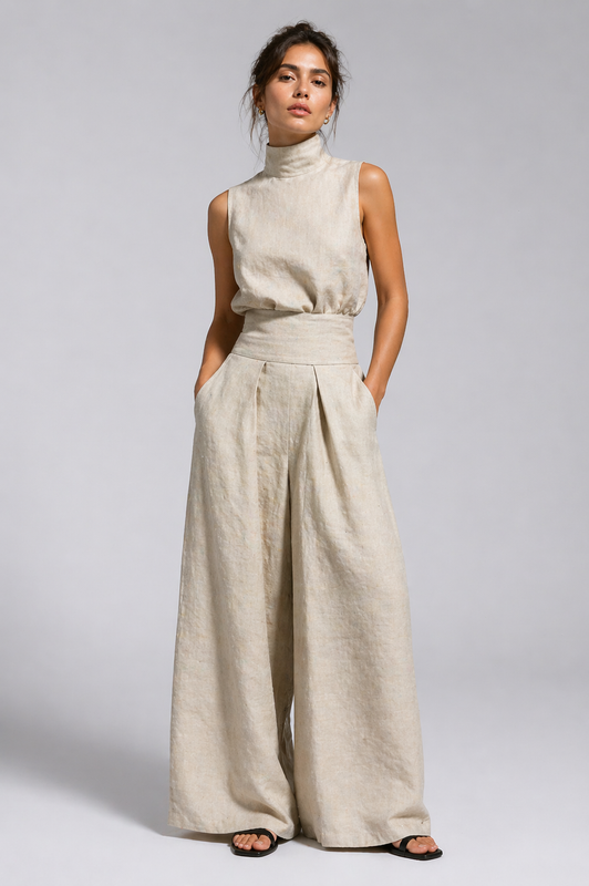 Lunaria | Conjunto de Lino Elegante