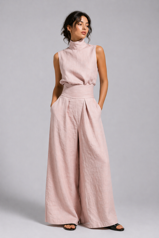 Lunaria | Conjunto de Lino Elegante