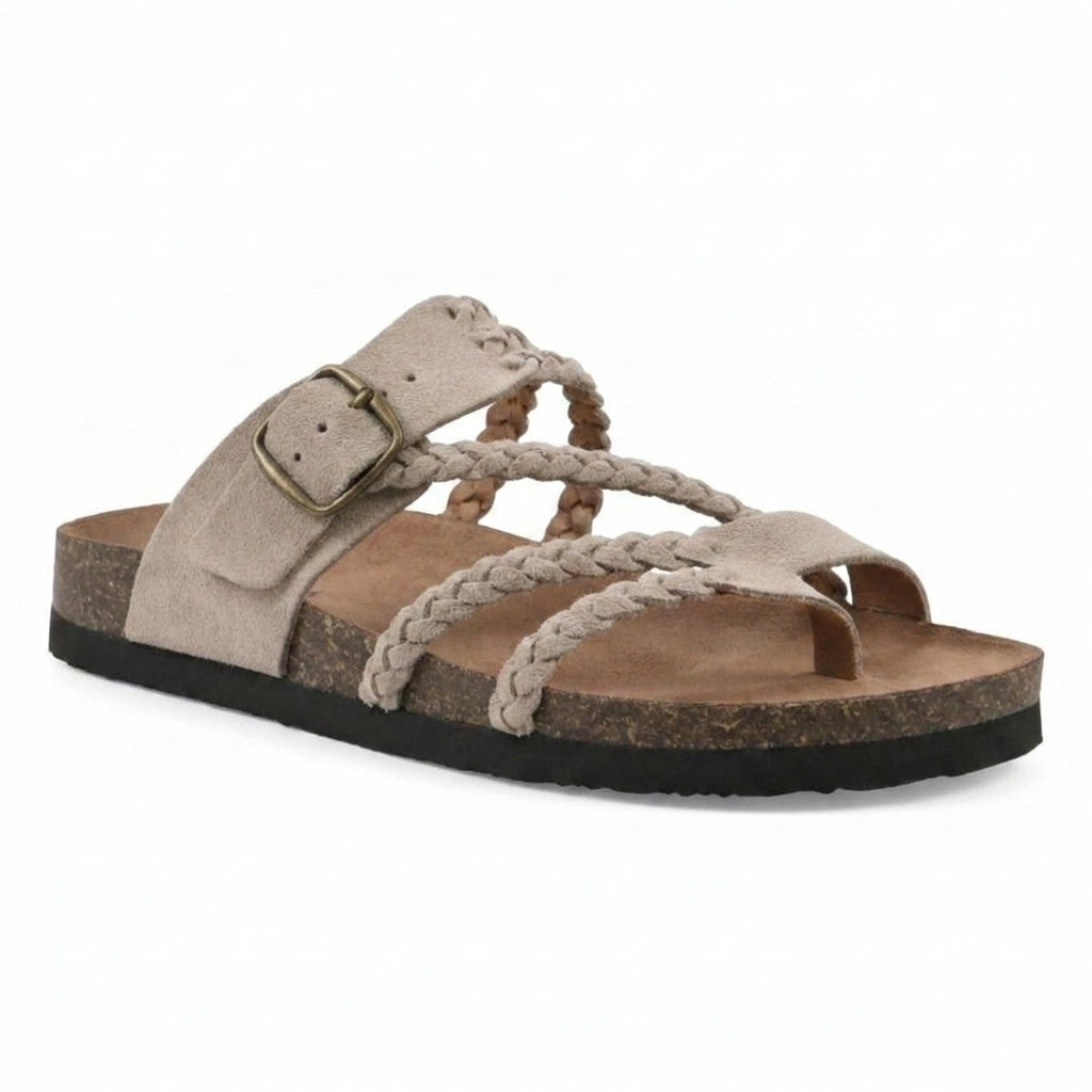 Elegantes sandalias tejidas