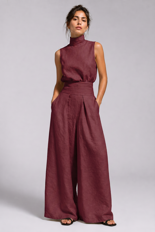 Lunaria | Conjunto de Lino Elegante