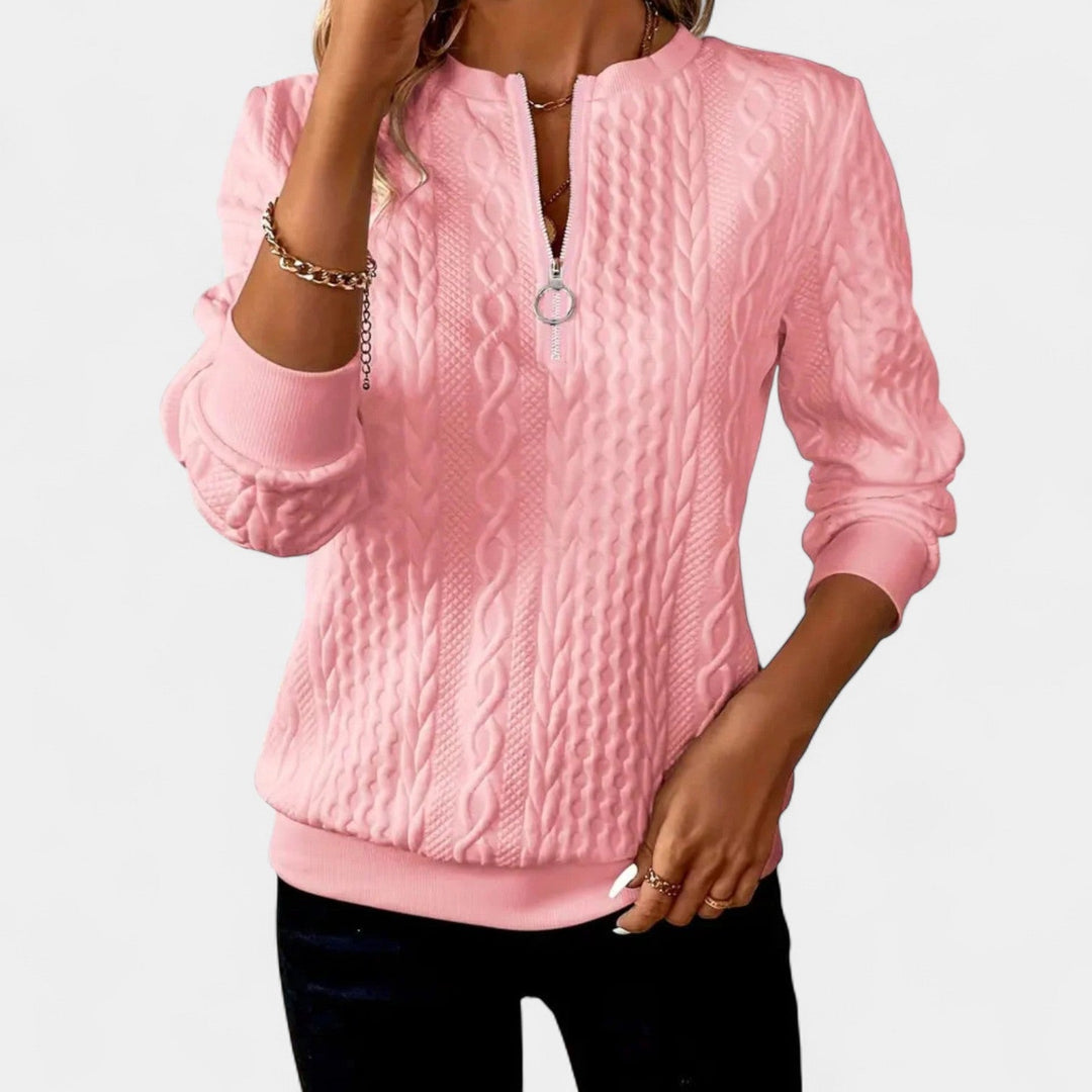 Kaja – Suéter con cremallera para un look más moderno